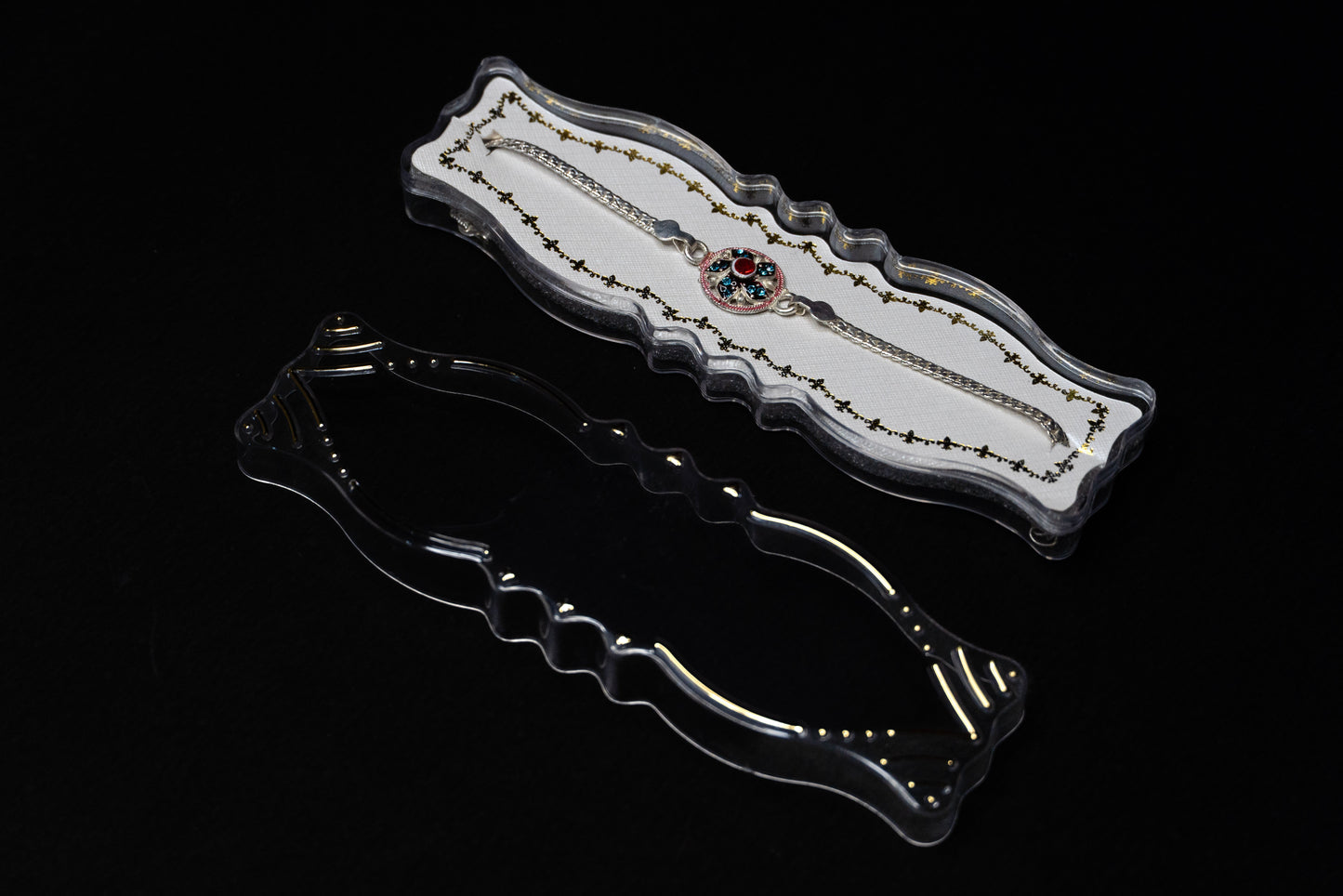 Radiant Blossom 0.01 Carat Lab-Grown Diamond 925 Silver Rakhi