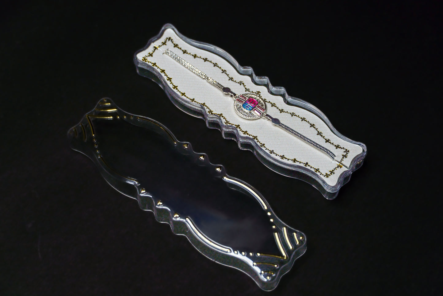 Divine Harmony 925 Silver Meenakari Rakhi