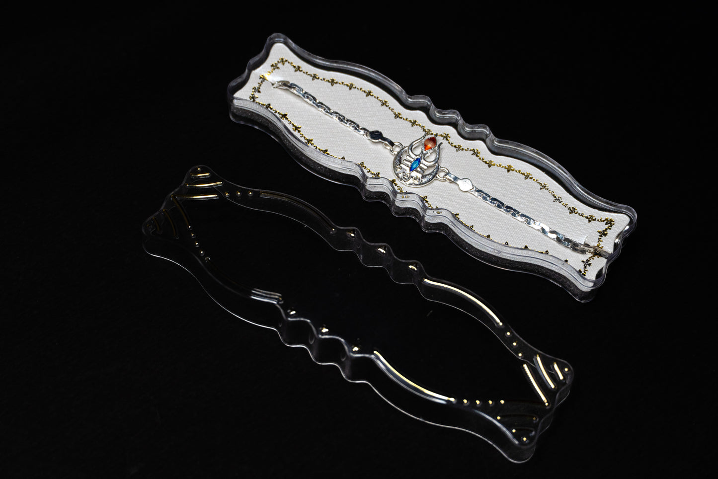 Shiva 0.01 Carat Lab-Grown Diamond 925 Silver Rakhi