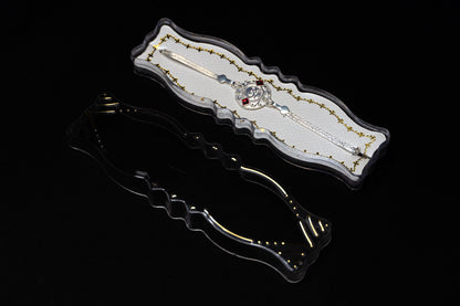 Divine Grace Silver 0.01 Carat Lab Diamond 925 Silver Rakhi
