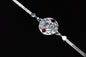 Divine Grace Silver 0.01 Carat Lab Diamond 925 Silver Rakhi