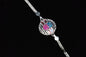 Royal Mosaic 0.01 Carat Lab-Grown Diamond 925 Silver Rakhi