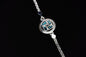 Azure Harmony 0.01 Carat Lab-Grown Diamond 925 Silver Rakhi