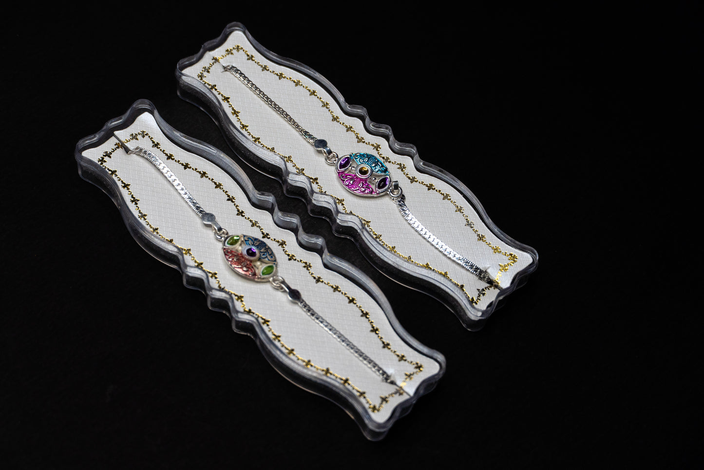 Enchanted Harmony 0.01 Carat Lab-Grown Diamond 925 Silver Rakhi