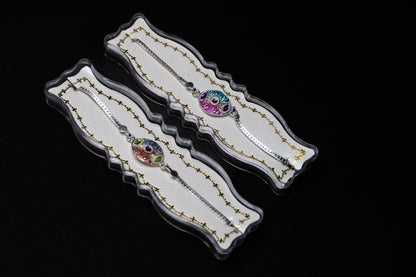 Enchanted Harmony 0.01 Carat Lab-Grown Diamond 925 Silver Rakhi